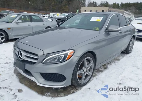 2015 Mercedes-Benz C 400 4Matic from USA, damaged, VIN 55SWF6GB0FU028344